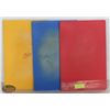 Image 1 : GROUP OF 3 COLOUR-CODED CUTTING BOARDS 12" X 18"