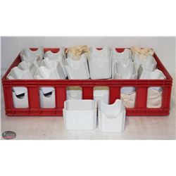 36 RAMEKINS - SUGAR HOLDERS