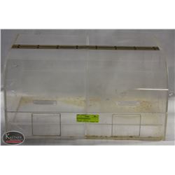 ACRYLIC COUNTERTOP DISPLAY CASE.