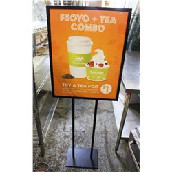 SIGN ADVERTISING STAND SIGN BOARD SIZE 22"X28"