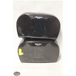TWO KRUEGER MINI MAX 2 BATHROOM TISSUE HOLDER