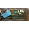 Image 1 : SHELF CONTENTS INCLUDING 2 WIRE DISPLAY RACKS,