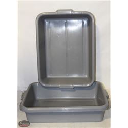 JOHNSON ROSE 36500 GREY TOTE BOX - LOT OF 2