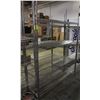 Image 1 : 4-TIER CHROME-WIRE COMMERCIAL STORAGE RACK - 5'