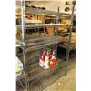 Image 1 : 5-TIER COMMERCIAL CHROME WIRE STORAGE RACK