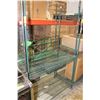 Image 1 : 3-TIER COMMERCIAL GREEN-WIRE STORAGE RACK