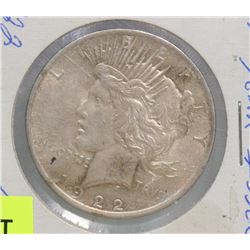 1922 SILVER USA PEACE DOLLAR