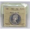 Image 1 : 1965 CANADIAN 50 CENT SILVER COIN GRADED PL-65