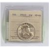1951S USA 50 CENT SILVER COIN GRADED MS-64