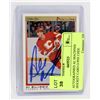 AUTOGRAPHED AL MACINNIS HOCKEY CARD O-PEE CHEE