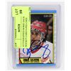 Image 1 : AUTOGRAPHED BORJE SALMING HOCKEY CARD O-PEE-CHEE
