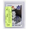 Image 1 : AUTOGRAPHED JOHNNY BOWER HOCKEY CARD O-PEE-CHEE
