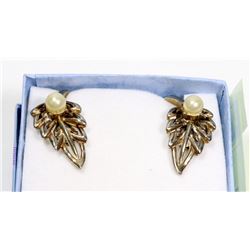 PAIR OF ESTATE EARRINGS