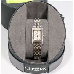 LADIES CITIZEN QUARTZ 2-TONE WATCH