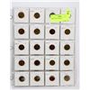 Image 1 : SHEET OF US PENNIES.