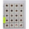 Image 1 : SHEET OF US PENNIES.