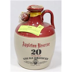 APPLETON RESEREVE 20 YEAR OLD JAMAICAN RUM