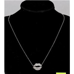 STERLING SILVER .925 CHAIN & PENDANT WITH