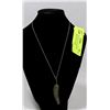 Image 1 : STERLING SILVER .925 CHAIN & PENDANT WITHT SAVORIE