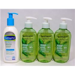 BAG OF SKIN CLEANSER AND MOISTURIZER