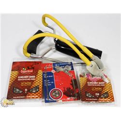 FLAT W/TRUMARK SLING SHOT & 3 PACKS OF