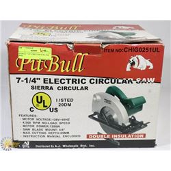 PITBULL 7 1/4"-CIRCULAR SAW, 4500 RPM,