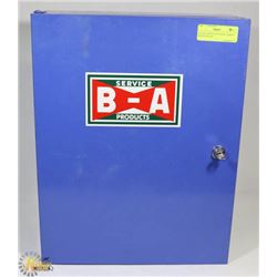 B-A OIL SERVICE STATION CABINET WITH VINTAGE