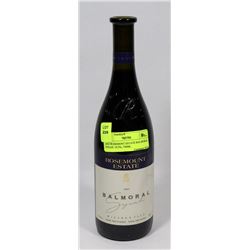 2002 ROSEMONT ESTATE BALMORAL SYRAH. 14.5%, 750ML.