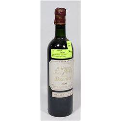 2000 MADIRAN CHATEAU BOUSCASSE 14%, 750ML.