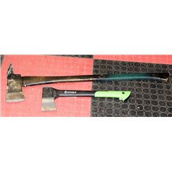 POLICE SEIZURE! GERBER AXE. AND LARGE AXE