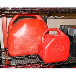 POLICE SEIZURE! TWO ASST SIZE JERRY CANS.