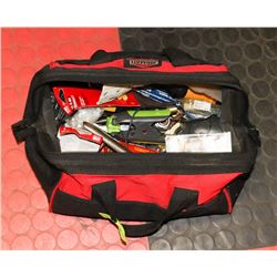 POLICE SEIZURE! JOBMATE TOOL BAG WITH CONTENTS.