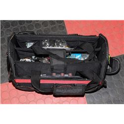 POLICE SEIZURE! HYPER TOUGH TOOLBAG WITH CONTENTS.