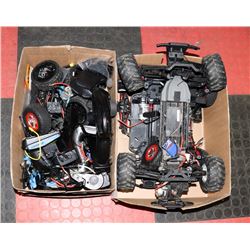 POLICE SEIZURE! 2 BOXES OF ASSORTED RC PARTS.