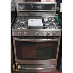 GE 30" FREE STANDING SELF CLEANING GAS RANGE W/