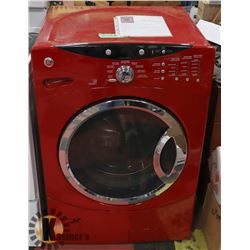 GE ENERGY STAR 5.2 CUFT STAINLESS STEEL DRUM FRONT