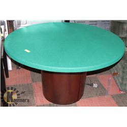 53" ROUND POKER TABLE FELT TOP.