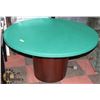 Image 1 : 53" ROUND POKER TABLE FELT TOP.