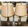 Image 1 : PAIR OF METAL LAMPS