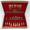 Image 1 : CONTINENTIAL GOLD STAINLESS FLATWARE SET