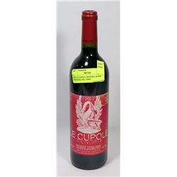 2003 LE CUPOLE TRINORO, ROSSO TOSCANA. 14%, 750ML.
