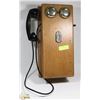 Image 1 : DEALY 1900'S WOOD WALL PHONE