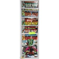 5 IRON MAN COLLECTOR COMICS