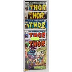 5 THOR 15 CENT COLLECTOR COMICS