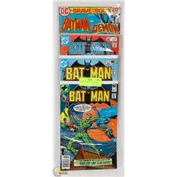 4 BATMAN COLLECTOR COMICS