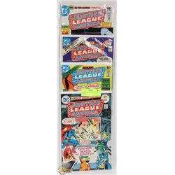 4 JUSTICE LEAGUE COLLECTOR COMICS