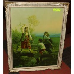 UKRAINIAN ART PICTURE OF PEOPLE 20X27