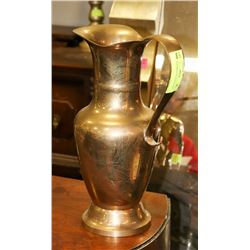 14" SOLID BRASS WATER PITCHER