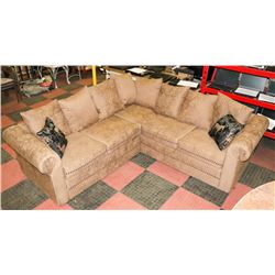 AFRICAN THEMED SECTIONAL 83"X83".