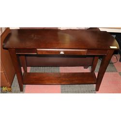 WOOD HALL TABLE 48"X16"X30".